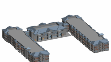 BIM model of the Silvergate project