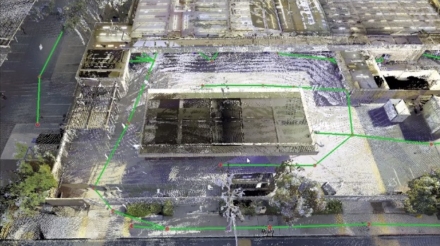 3D laser scanning of an education campus in preparation for renovation design.