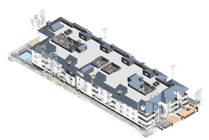 Kelar Pacific’s multi-family renovation project with BIM modeling and 3D/Drone scanning services – 2