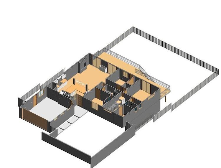 Kelar Pacific’s single family home remodel project with 3D laser scanning and Scan-to-BIM services – 2