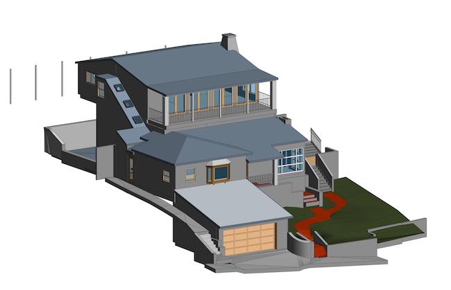 Kelar Pacific’s single family home remodel project with 3D laser scanning and Scan-to-BIM services – 3