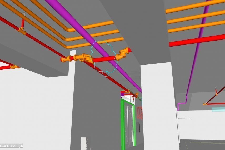 Kelar Pacific’s mixed-use new build project with BIM execution and coordination services – 3