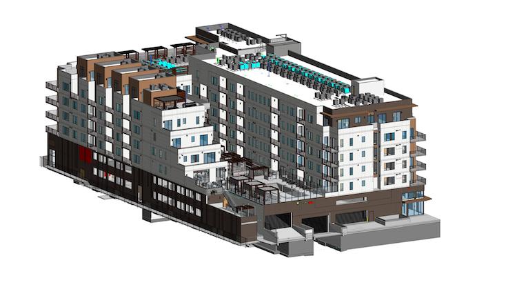 Kelar Pacific’s multi-family new midrise project with BIM modeling and shop drawing services – 1