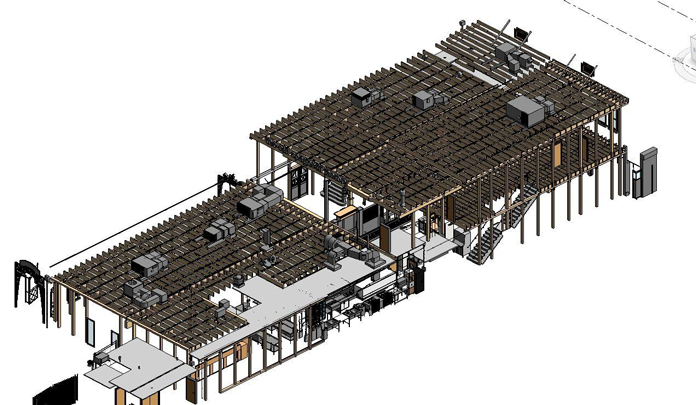 Kelar Pacific’s restaurant renovation project with BIM modeling and 3D Scanning services – 3