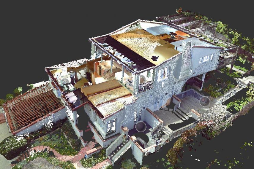 Kelar Pacific’s single family home remodel project with 3D laser scanning and Scan-to-BIM services – 1
