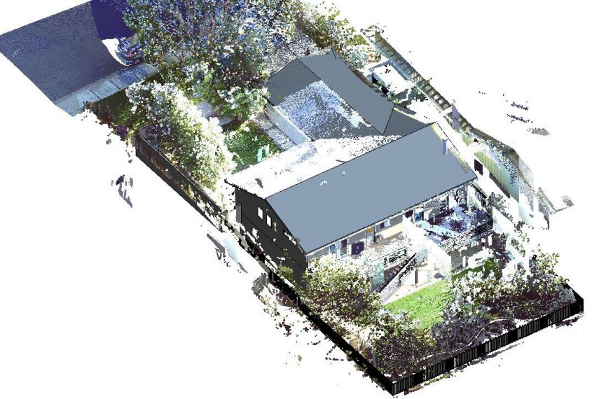 Kelar Pacific’s single family home remodel project with 3D laser scanning and Scan-to-BIM services – 1