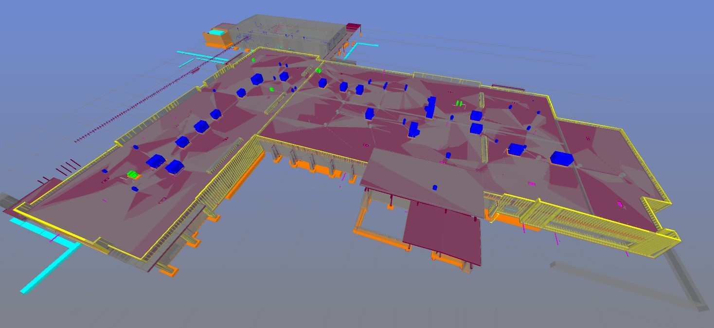 Kelar Pacific’s health clinic new construction project with BIM modeling and point layout services – 3
