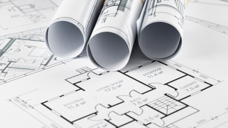 difference between building plans and a blueprint